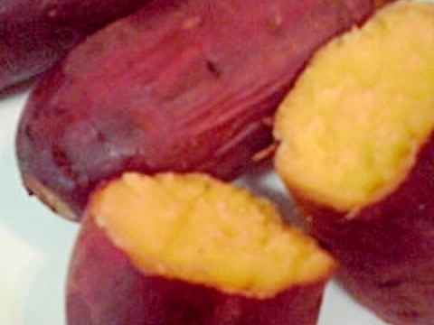 無水鍋でじっくりふかし芋